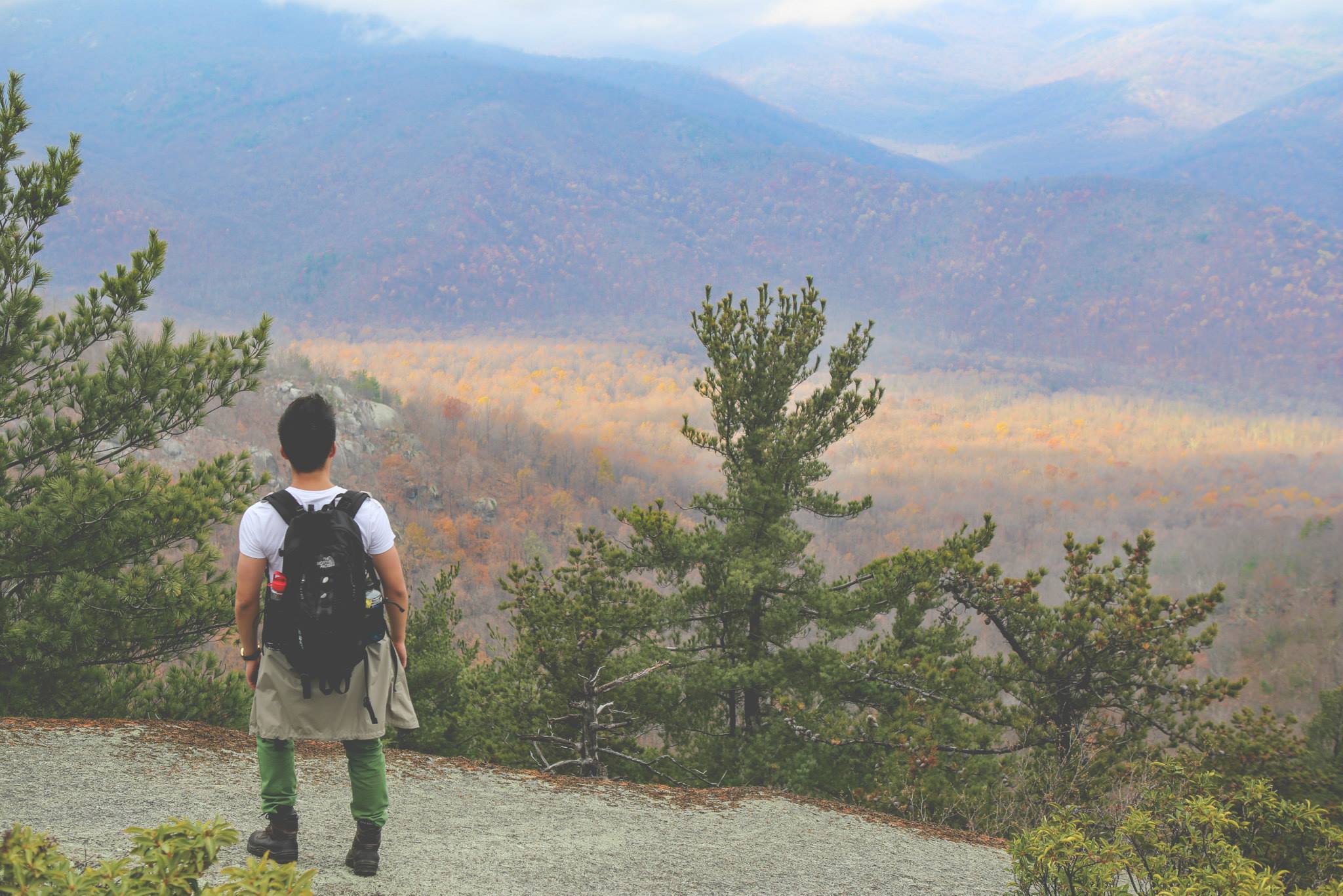 Chris at Old Rag Mountain